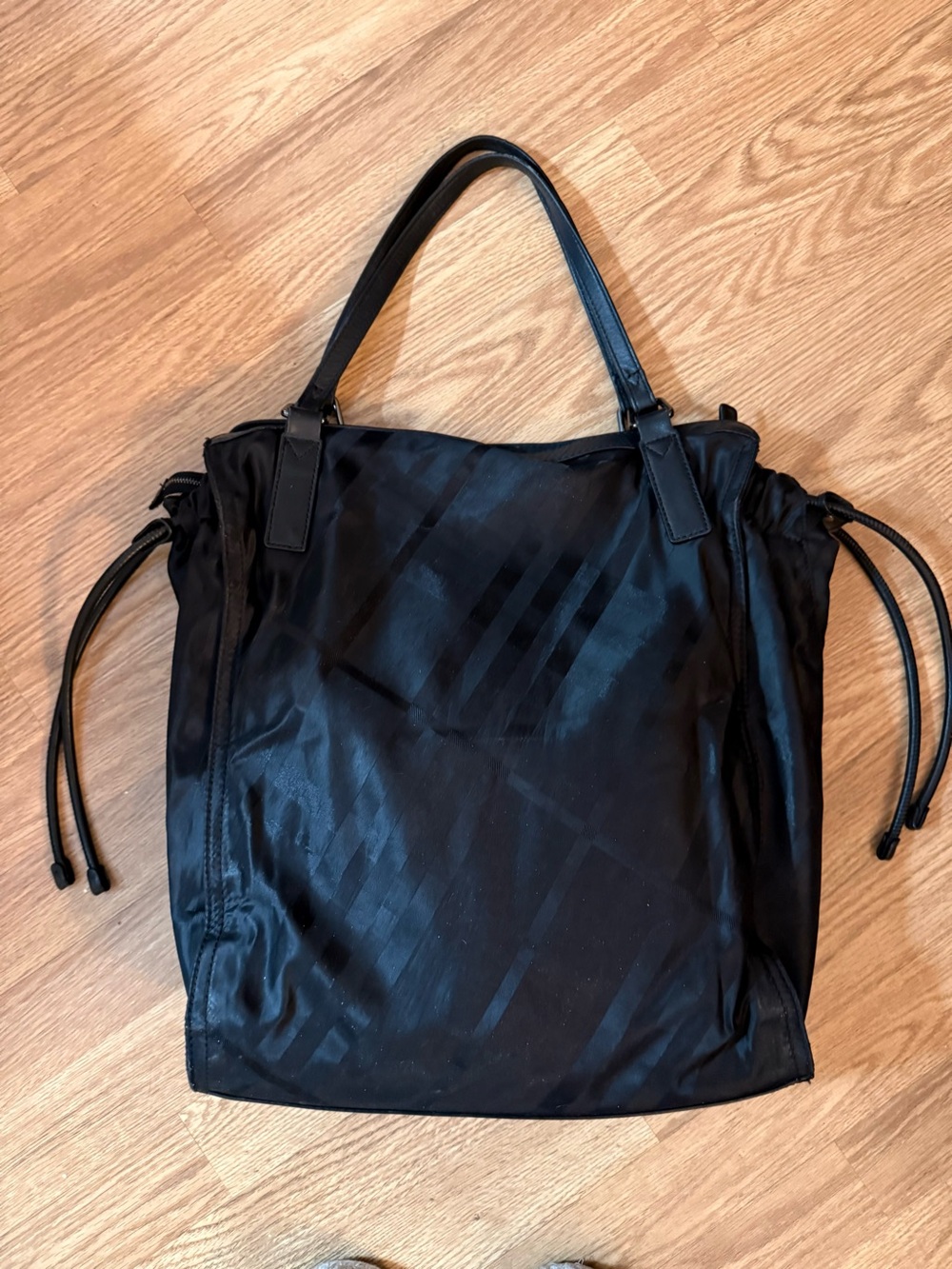 Burberry Classic Nylon & Leather Buckleigh Tote - Picture 12 of 16